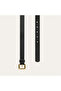 Women's Black Square Buckle Belt - 2