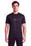 Men's Regular Fit Logo Embroidered Short Sleeve Black1 T-Shirt