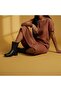 Black Leather Women's Chelsea Boots with Elastic Sides - 3