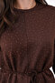 Stone-Detail Oversized Tunic with Slits - 8