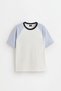ERKEK Kontrast reglan t-shirt - 6