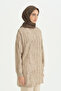 Cotton Naia Blend Natural Scarf - Bitter Brown