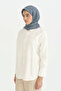 Logo Pattern Naia Cotton Scarf - Indigo - 2