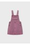 Embroidered Denim Salopet Girls' Dress 4910 - 3