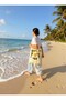 100% Cotton Punch Embroidered Cloth Bag Patterned Shoulder Bag Beach & Daily Tote Bag (40X35 cm) - 5
