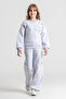 Star Embroidered Three-Thread Girls' Double Set - 26K 6437 - 4