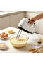Electric Hand Mixer 7 Speed with Stainless Steel Attachments Dough Hook Included, Whisk Attachment, 18x13x7 cm, Ergonomic Handle, Baking Essential - 3