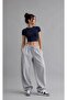 2 Pieces Black+Gray Rubberized Leggings Trackpants - 3