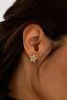Double Sided Vip Stone Star Huggie Earrings - 7
