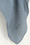 Logo Pattern Naia Cotton Scarf - Indigo - 4