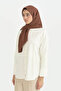 Cotton Naia Blend Natural Scarf - Brown - 2