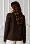 Buttoned Beard Cardigan N3327 Brown - 3