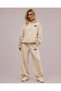 Unisex Women's and Men's Sports Letter Printed Oversize 3 Thread Hooded Sweatshirt and Baggy Sweatpants