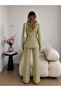 Glittery Piping Jacket and Trousers Double Blazer Set - 4