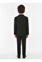 Boys' Black Classic Vest Suit - 5-Piece Set Including Shirt and Tie Wedding Graduation Combination Special Occasion and Circumcision Outfit - 4