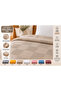 100% Cotton Square Patterned Pique Double Size 200X230 cm – Breathable Soft Textured Four-Season Pique - 3