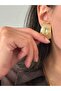 Light Orange Stone Quadrilateral Earrings - 4