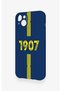 1907 Belt Pattern Silicone Case Compatible with iPhone 14 Plus/15 Plus - 4