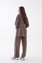 Front Robali Pocketed Zippered Pique Modal Suit - 5