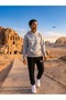 Unisex Nasa Oversize Hooded Tracksuit Set Loose Fit