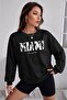 Unisex Miami Printed Crew Neck Sweatshirt