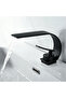 Bathroom Sink Faucet Matte Black Color Waterfall Design New Model Imported with 7 Years Warranty - 6