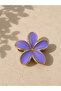 Luxury Matte Gold Lotus Latch Buckle Lilac - 2