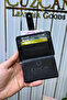 iPhone 17 Pro Compatible 9 Piece Genuine Leather Men's Gift Set Black Wallet Case Belt Card Holder - 5