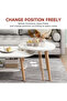 Multipurpose Two Layered Two table Coffee Table for Kitchen and Bedroom - 3