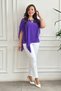 Asymmetric Cut Chiffon Blouse
