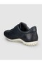 Men's Navy Blue Genuine Leather Padel Casual Shoes - 5