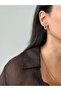 Gold Square Small Stone Earrings - 2