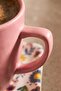 Pink Keraart Springtime Natural Stone Coffee Presentation Set for 2 People - 4 Pieces - 4