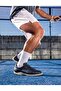 Men's Navy Blue Genuine Leather Padel Casual Shoes - 2