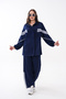 Striped Detail Oysho Zippered Suit