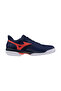 Wave Exceed Court Cc Men's Tennis Shoes Navy Blue / Orange - 2