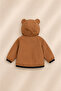 Girls Boys Water Repellent Teddy Bear Patterned Hooded Cotton Lined Zippered Seasonal Raincoat Jacket - Unisex Raincoat Coat - 5
