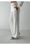 Women's Modal Fabric Double Suit with Snap Collar and Cuff Line Detail - 9