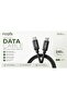 DATA CABLE 60W TYPE-C TO TYPE-C 1M CABLE BLACK - 4