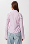 Side Gathered Striped Woven Shirt Ldz0079 Pink White - 6