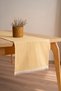 Çeyizlik Laced Cotton Runner Mustard Yellow Lace Tablecloth Presentation Cover 40X220 cm - 2