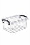 Fit 4 Pieces 5 Lt Storage Box with Lid, Food Cabinet Drawer Organizer Storage Box - 3