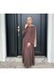 Tie Back Modest Dress