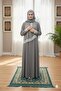 One Piece Prayer Dress with Shawl and Lace, Elasticized Cuffs - 2