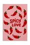 Aura Spicy Kapya Patterned Modern Woven Base Decorative Carpet Aura4060 - 2