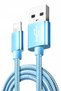 Cablu USB Lightning pentru iPhone Quick Charge 3.0 kb2_BLUE