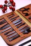 Stainless Steel Manicure Pedicure Set with Leather Bag 16+1 Piece Nail Clippers Nail Care Set Foot Care Set - 3