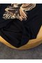 Messiah 100% Cotton Relax Fit Crew Neck Black Tshirt - 6