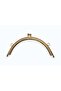 Gold Color Metal Oval Purse and Wallet Clip 18 cm – Premium Sewing and Handmade Bag Accessory