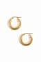 Thick Tube Hoop Earrings 2 cm - 2